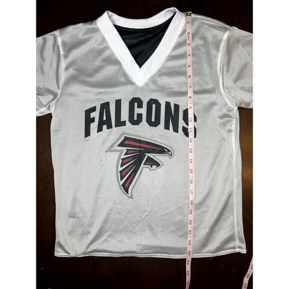 VTG Y2K NFL Atlanta Falcons Flag Football Reversible Practice Jersey Size S - Picture 8 of 16